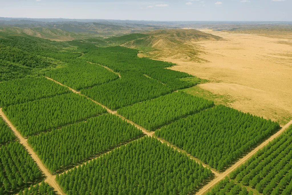 Can China’s World-Leading Afforestation Program Help Offset Global Carbon Emissions?