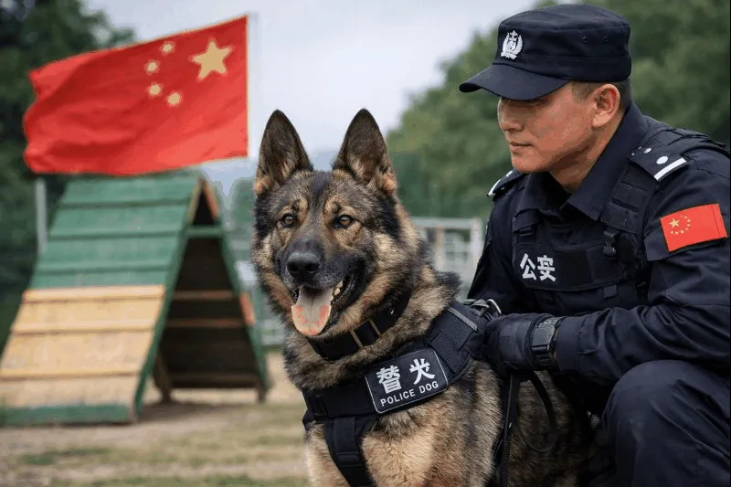 How Are China’s Police Dogs Trained?