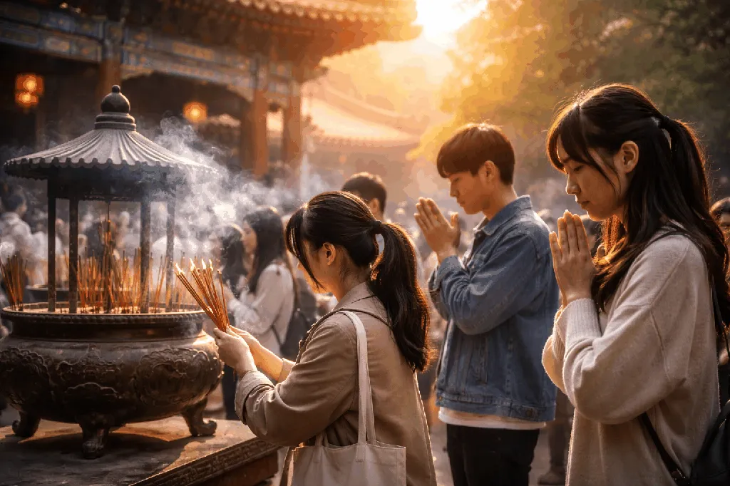 Why Are Young People in China Returning to Temples?