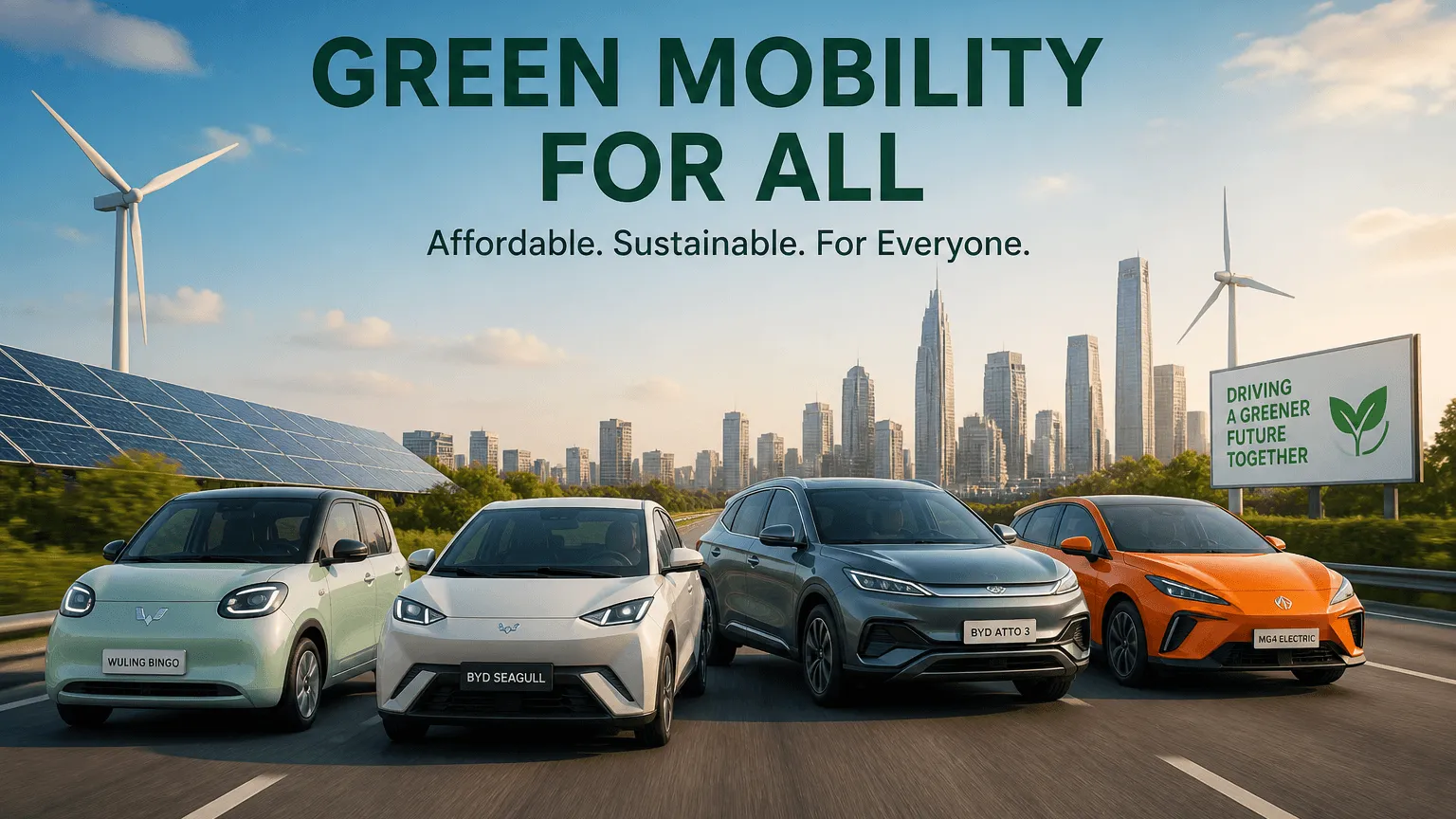 How Chinese EV Brands Are Making Green Mobility More Affordable Worldwide?