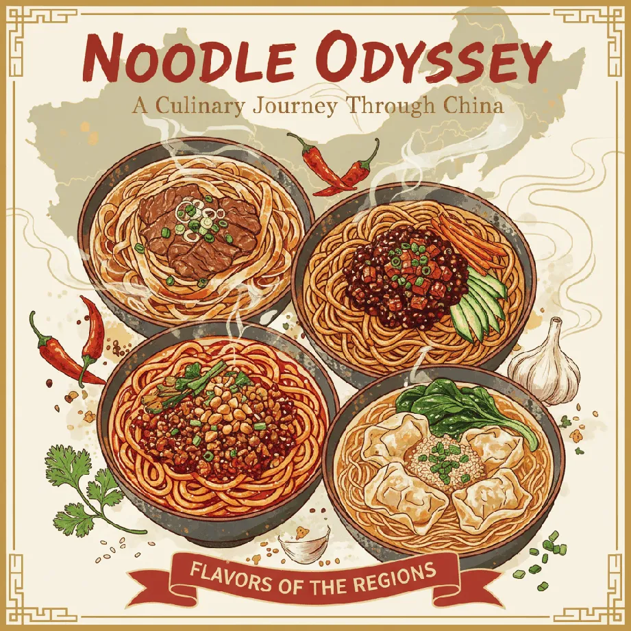 Chinese Noodle Guide -- Regional Dishes from Lanzhou to Sichuan